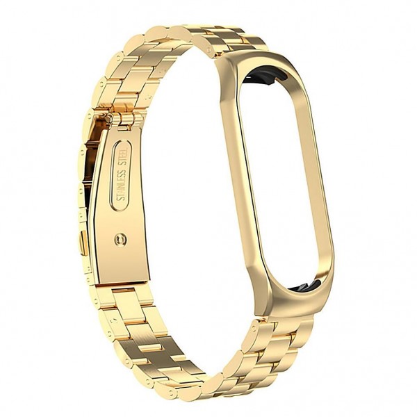 Stainless Steel Mi Band 3/4 Gold